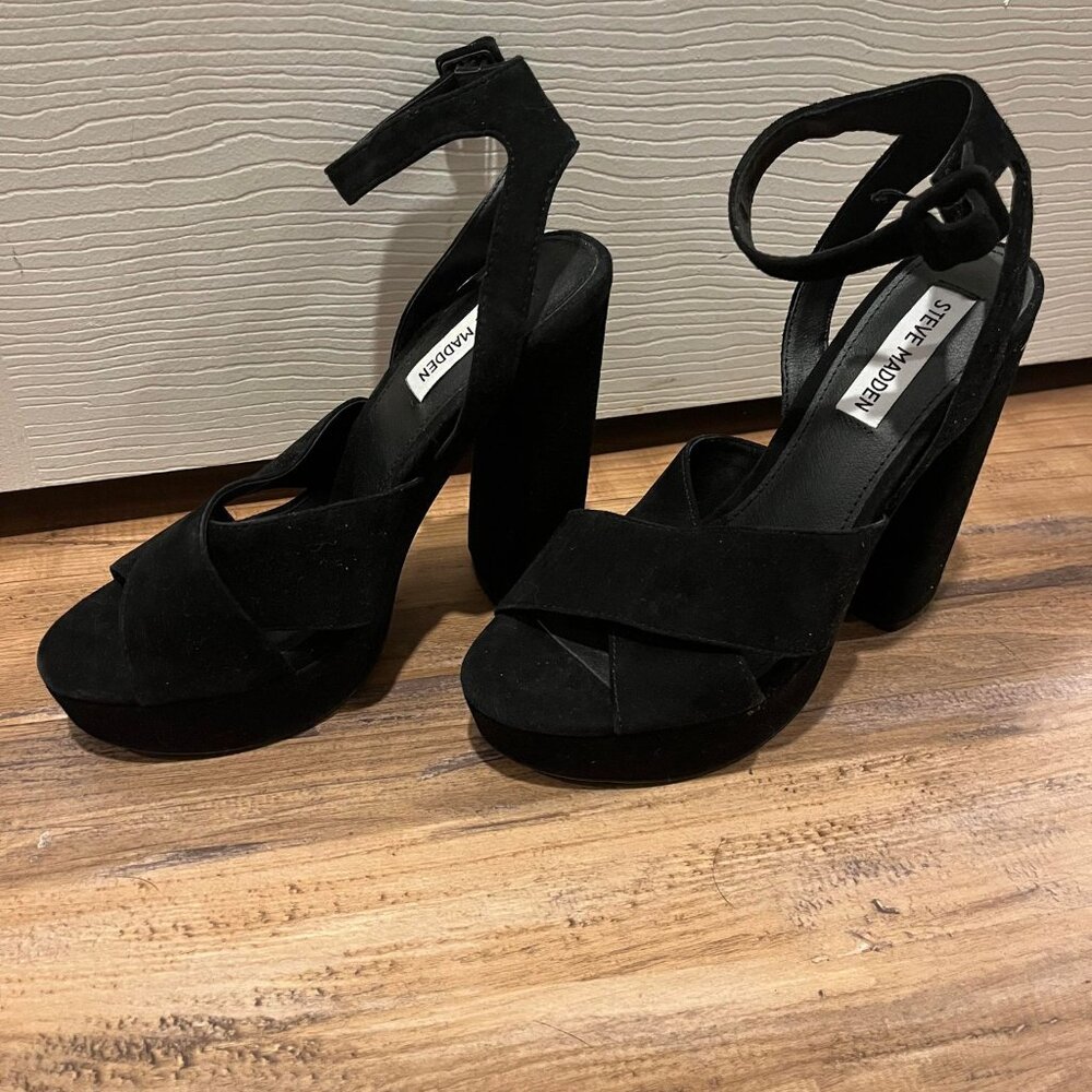 Steve Madden Block Heels Size 8